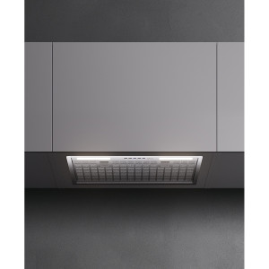 Okap zintegrowany Falmec Grupa Silnikowa Plus NRS 50 cm inox cichy sterowanie z płyty 800 m³/h