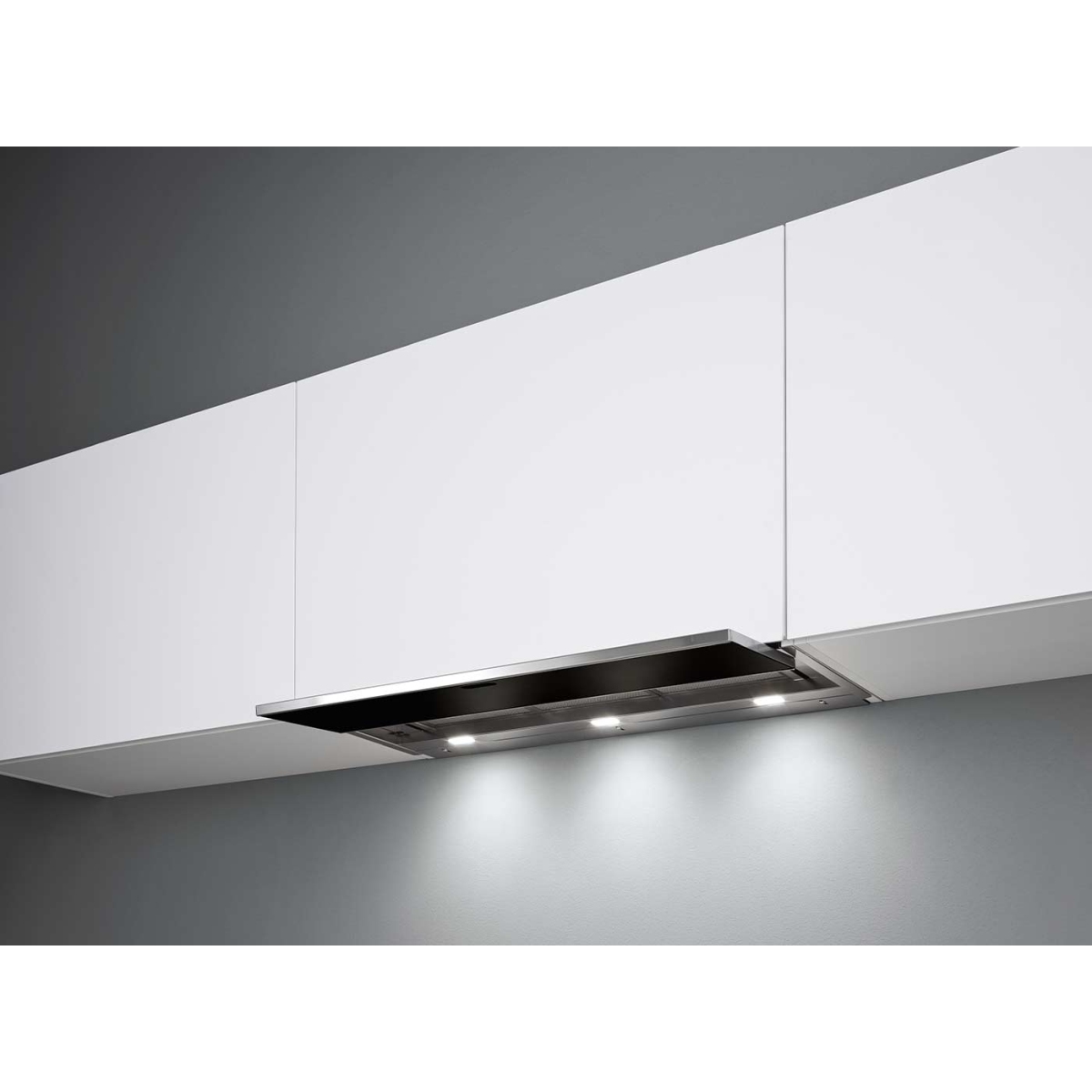 Okap zintegrowany Falmec Move 90 cm czarny z przesuwnym frontem z dynamicznym oświetleniem LED 2 Okap zintegrowany Falmec Move 90 cm czarny z przesuwnym frontem z dynamicznym oświetleniem LED - obrazek 2