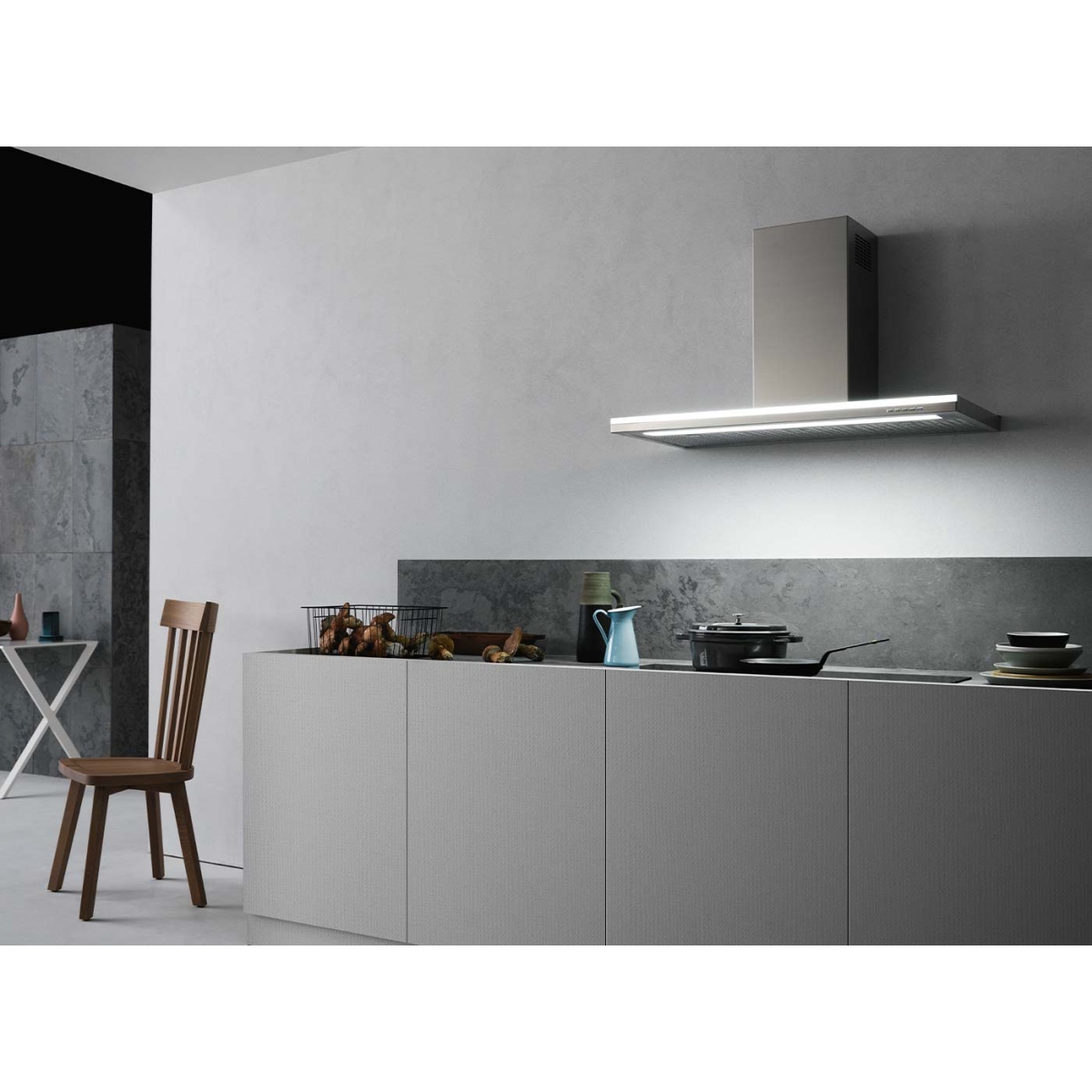 Okap przyścienny Falmec Lumen 60 cm stal inox 800 m³/h sterowanie elektroniczne 3 Okap przyścienny Falmec Lumen 60 cm stal inox 800 m³/h sterowanie elektroniczne - obrazek 3