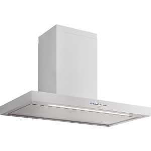 Okap przyścienny Falmec Plane Plus 90 cm biały wyciąg szczelinowy Dynamic LED