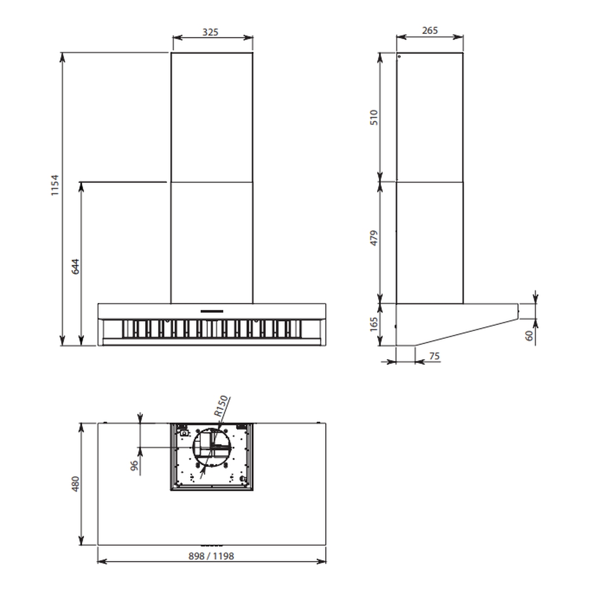 Okap przyścienny Falmec Marte Pro 90 cm stal nierdzewna oświetlenie LED Dynamic Light 950 m³/h 3 Okap przyścienny Falmec Marte Pro 90 cm stal nierdzewna oświetlenie LED Dynamic Light 950 m³/h - obrazek 3