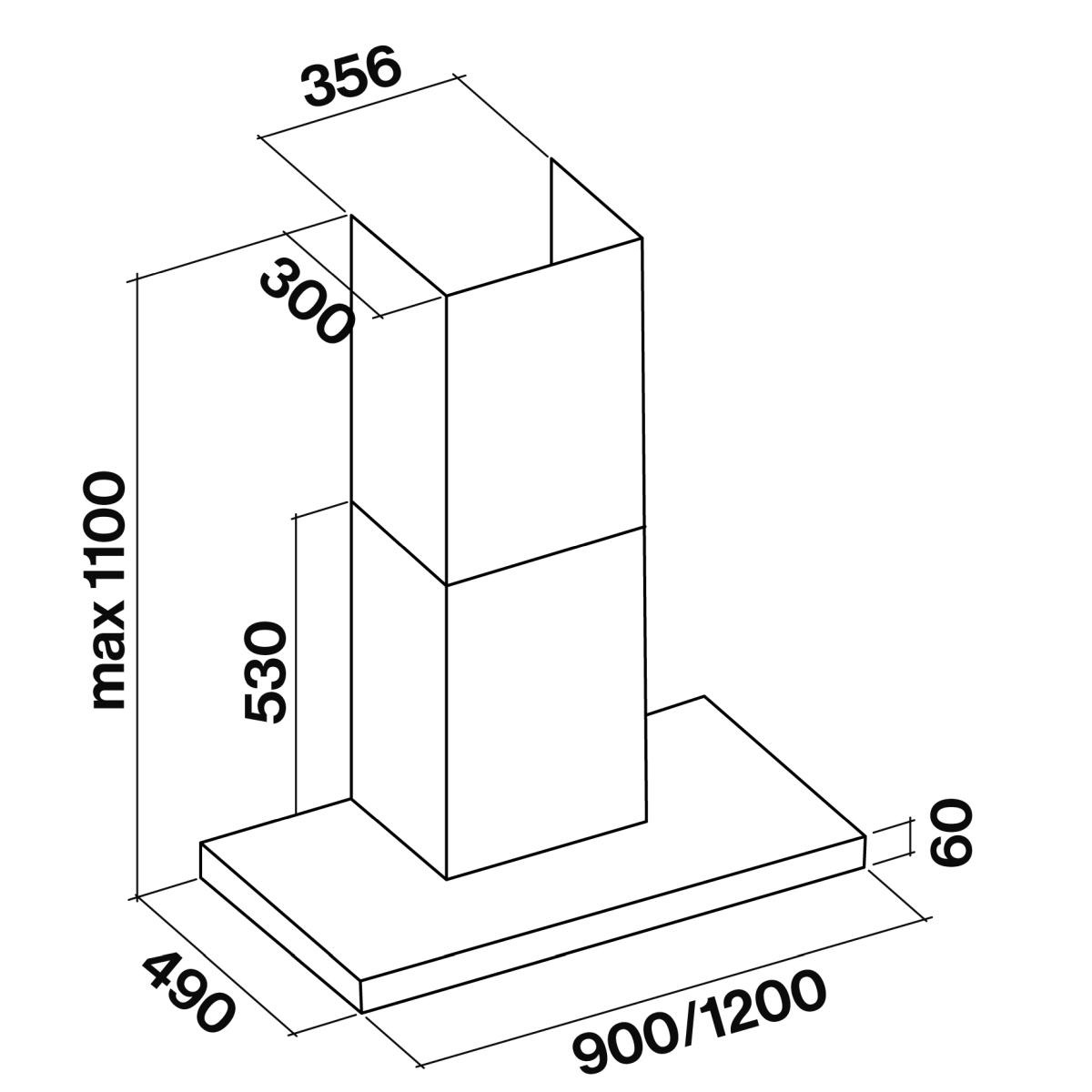 Okap przyścienny Falmec Plane Plus NRS 120 cm inox sterowanie z płyty wyciąg szczelinowy 2 Okap przyścienny Falmec Plane Plus NRS 120 cm inox sterowanie z płyty wyciąg szczelinowy - obrazek 2