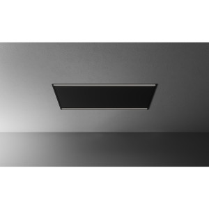 Okap sufitowy Falmec Mirage 100 cm czarny z dynamicznym LED sterowanie z płyty