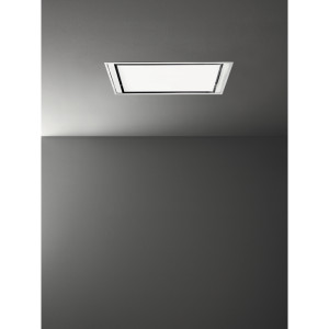 Okap sufitowy Falmec Stella Plus 90 cm inox stal nierdzewna wyciąg szczelinowy bez silnika