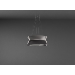 Okap wyspowy Falmec Dama Circle.Tech 60 cm czarny gunmetal z filtrem Carbon.Zeo oświetlenie LED