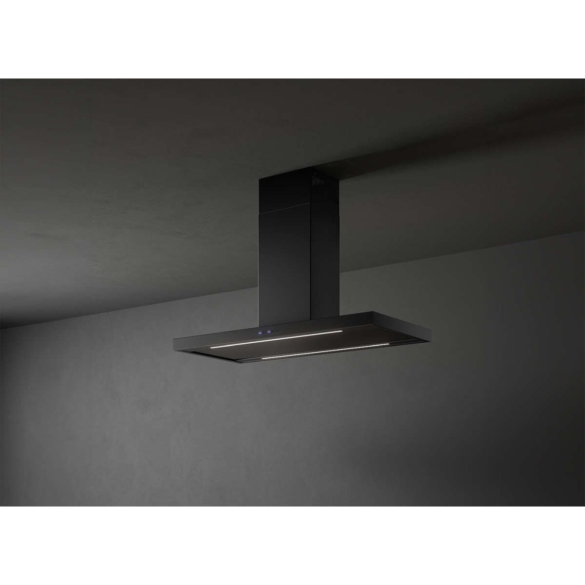 Okap wyspowy Falmec Plane Isola Plus 120 cm czarny wyciąg szczelinowy oświetlenie LED dynamiczne 1 Okap wyspowy Falmec Plane Isola Plus 120 cm czarny wyciąg szczelinowy oświetlenie LED dynamiczne