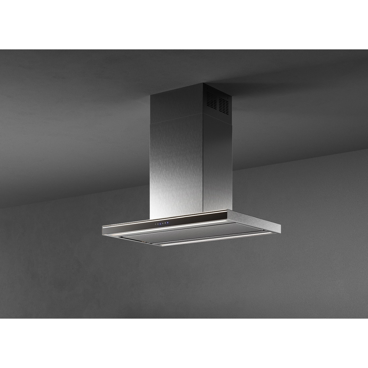 Okap wyspowy Falmec Isola NRS 90 cm czarny cichy dynamiczne LED 3 Okap wyspowy Falmec Isola NRS 90 cm czarny cichy dynamiczne LED - obrazek 3