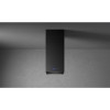 okap wyspowy mira plus szerokosc 40 cm czarny z wyciagiem szczelinowym z oswietleniem dynamic led 100x100 sqt