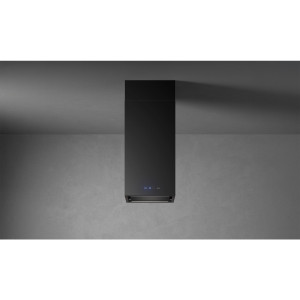 Okap wyspowy Falmec Mira Isola Plus 40 cm czarny z wyciągiem szczelinowym z oświetleniem Dynamic LED