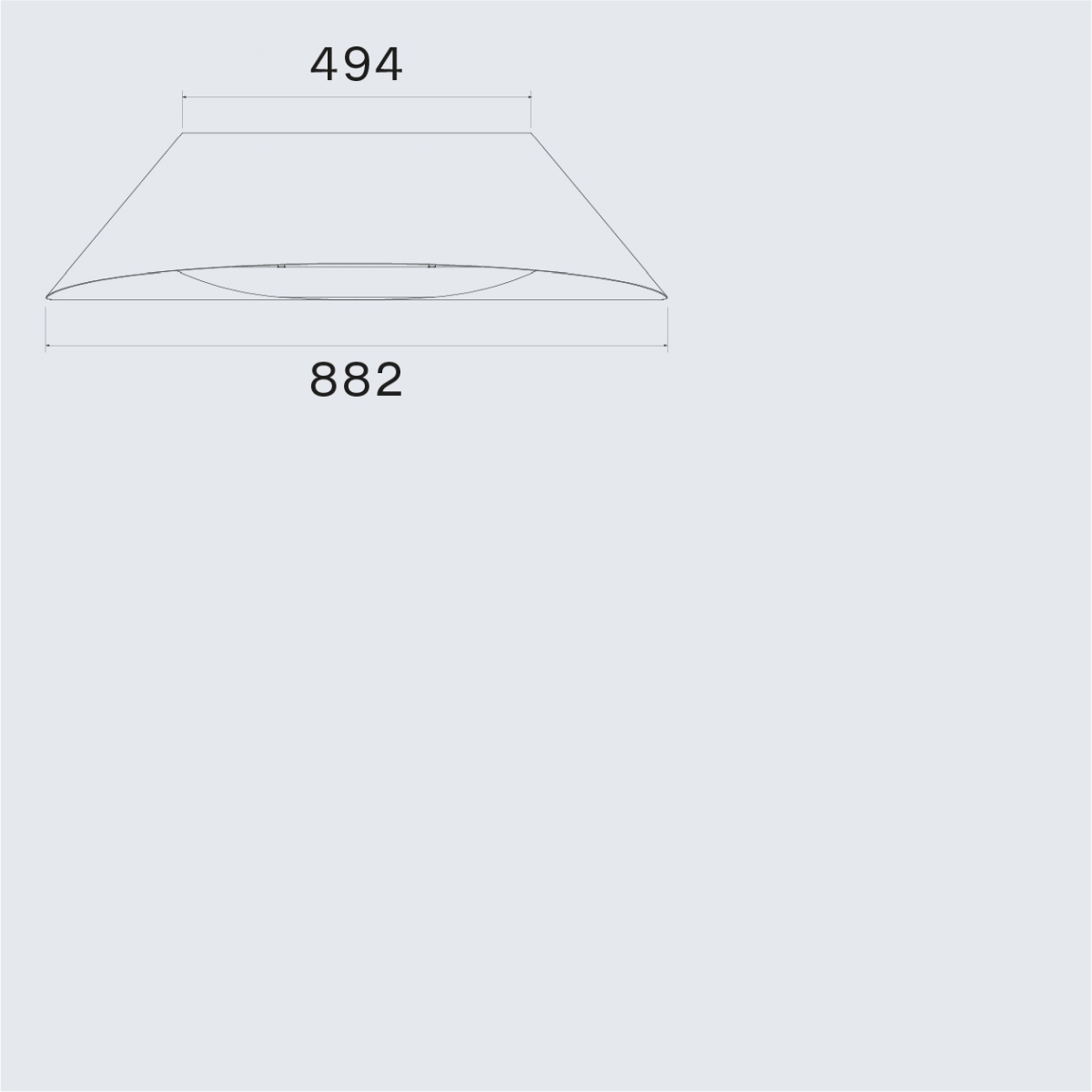 Okap wyspowy Falmec Vogue Circle.Tech 88 cm zielony oświetlenie Dynamic LED sterowanie z płyty 5 Okap wyspowy Falmec Vogue Circle.Tech 88 cm zielony oświetlenie Dynamic LED sterowanie z płyty - obrazek 5