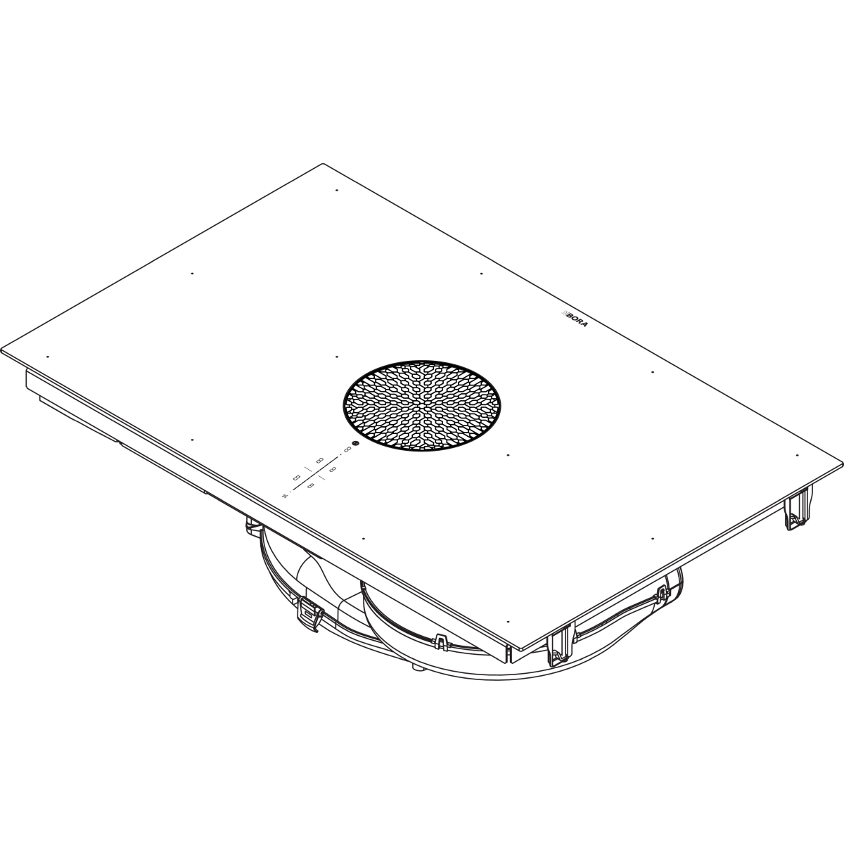 Płyta indukcyjna do zabudowy BORA PUXA2 X Pure z wbudowanym wyciągiem 83 cm 2 Płyta indukcyjna do zabudowy BORA PUXA2 X Pure z wbudowanym wyciągiem 83 cm - obrazek 2