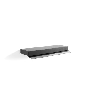 Półka wyciągowa przyścienna Falmec Shelf Elements 120 cm czarna matowa sterowanie dotykowe z systemem No-Drop