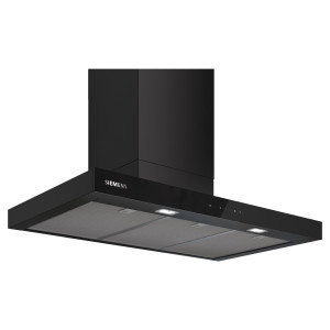 Okap naścienny Siemens LC97BDN60 iQ500 90 cm czarny matowy Home Connect