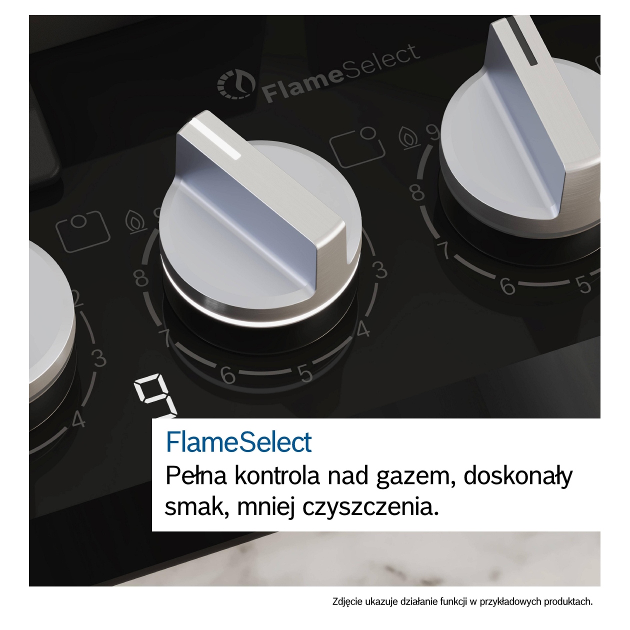 Płyta gazowa Bosch PPP6AAI40 Serie 6 60 cm szkło hartowane czarna FlameSelect 2 Płyta gazowa Bosch PPP6AAI40 Serie 6 60 cm szkło hartowane czarna FlameSelect - obrazek 2