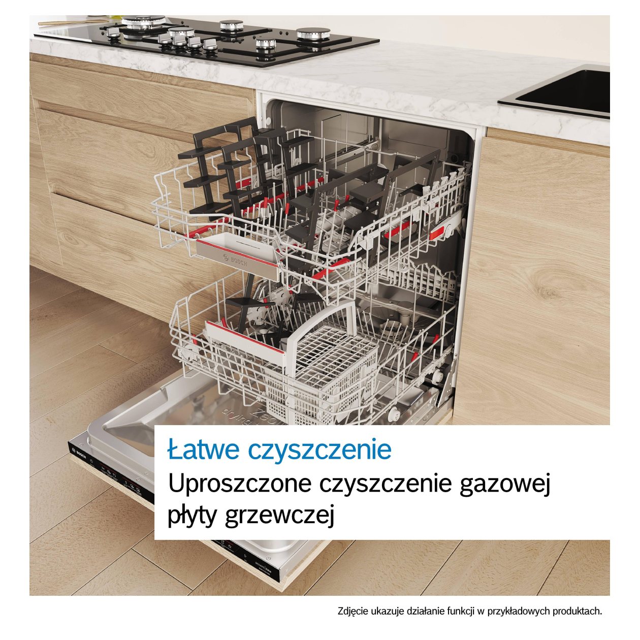 Płyta gazowa Bosch PPP6AAI40 Serie 6 60 cm szkło hartowane czarna FlameSelect 4 Płyta gazowa Bosch PPP6AAI40 Serie 6 60 cm szkło hartowane czarna FlameSelect - obrazek 4