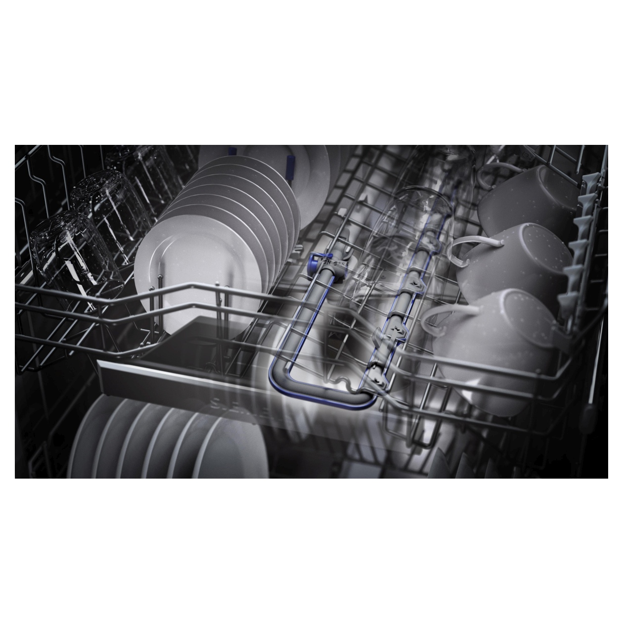 Zmywarka do zabudowy Siemens SX95EX22CE iQ500 w pełni zintegrowana 60 cm XXL Home Connect 12 Zmywarka do zabudowy Siemens SX95EX22CE iQ500 w pełni zintegrowana 60 cm XXL Home Connect - obrazek 12