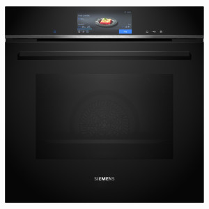 Piekarnik parowy do zabudowy Siemens HS738G3B2 iQ700 czarny 60 x 60 cm fullSteam Plus