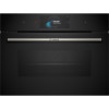 kompaktowy piekarnik do zabudowy z parowarem bosch csg7384b2 serie 8 60 x 45 cm czarny 1 100x100 sqt
